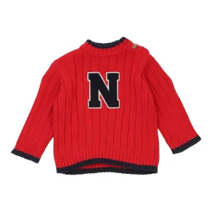 Age 12-24 Months Nautica Jumper - XL Red Cotton
