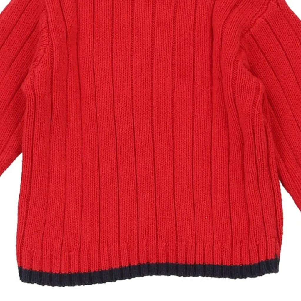 Age 12-24 Months Nautica Jumper - XL Red Cotton