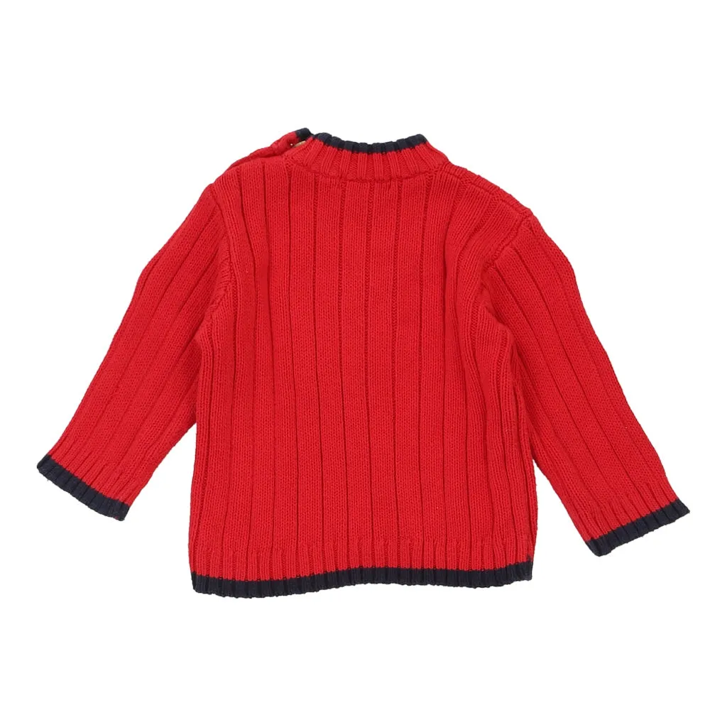 Age 12-24 Months Nautica Jumper - XL Red Cotton