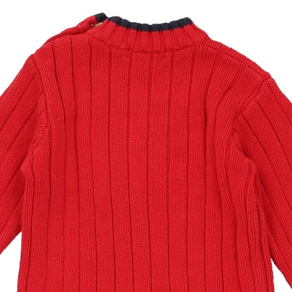 Age 12-24 Months Nautica Jumper - XL Red Cotton
