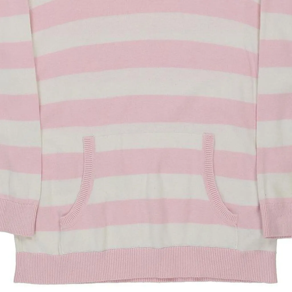 Age 14-16 Tommy Hilfiger Striped Jumper - Large Pink Cotton