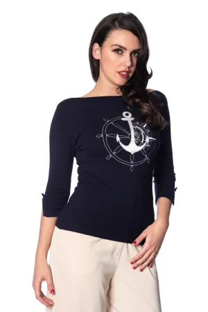 Banned Apparel - Anchors Away Nautical Jumper