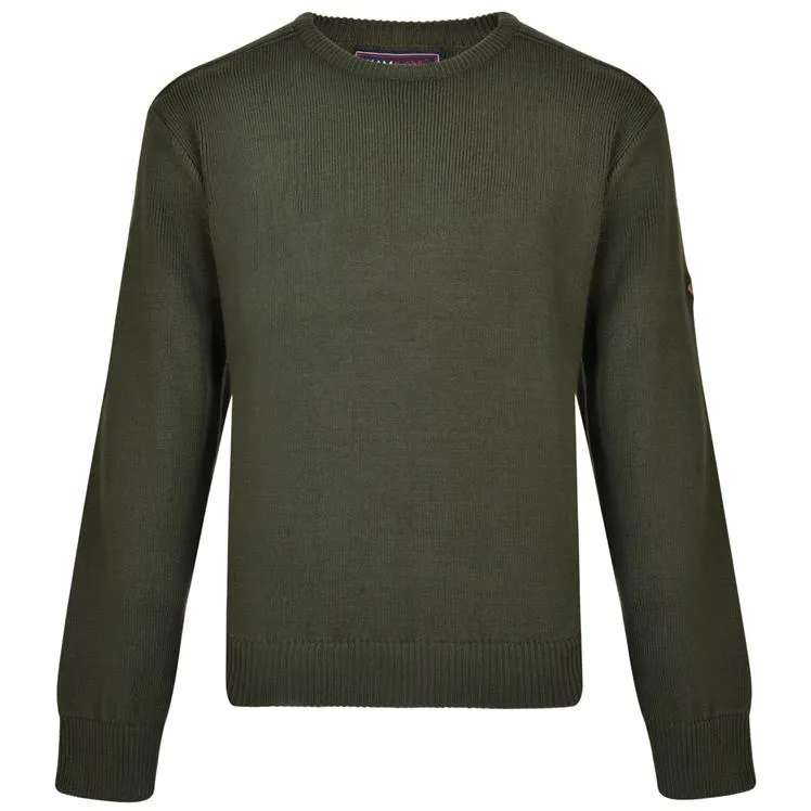 Crew Neck Ribbed Jumper