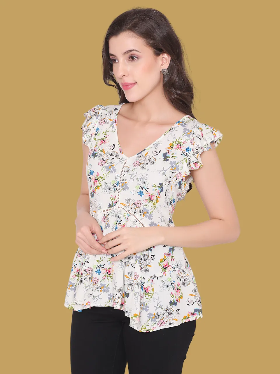 Flawless Women Flow Button Top | ORCHID