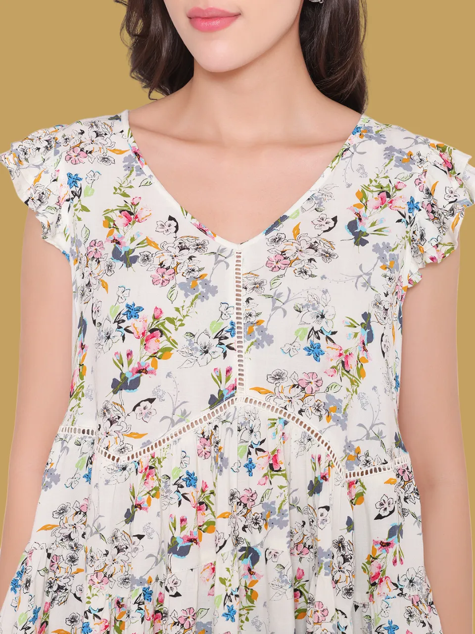 Flawless Women Flow Button Top | ORCHID