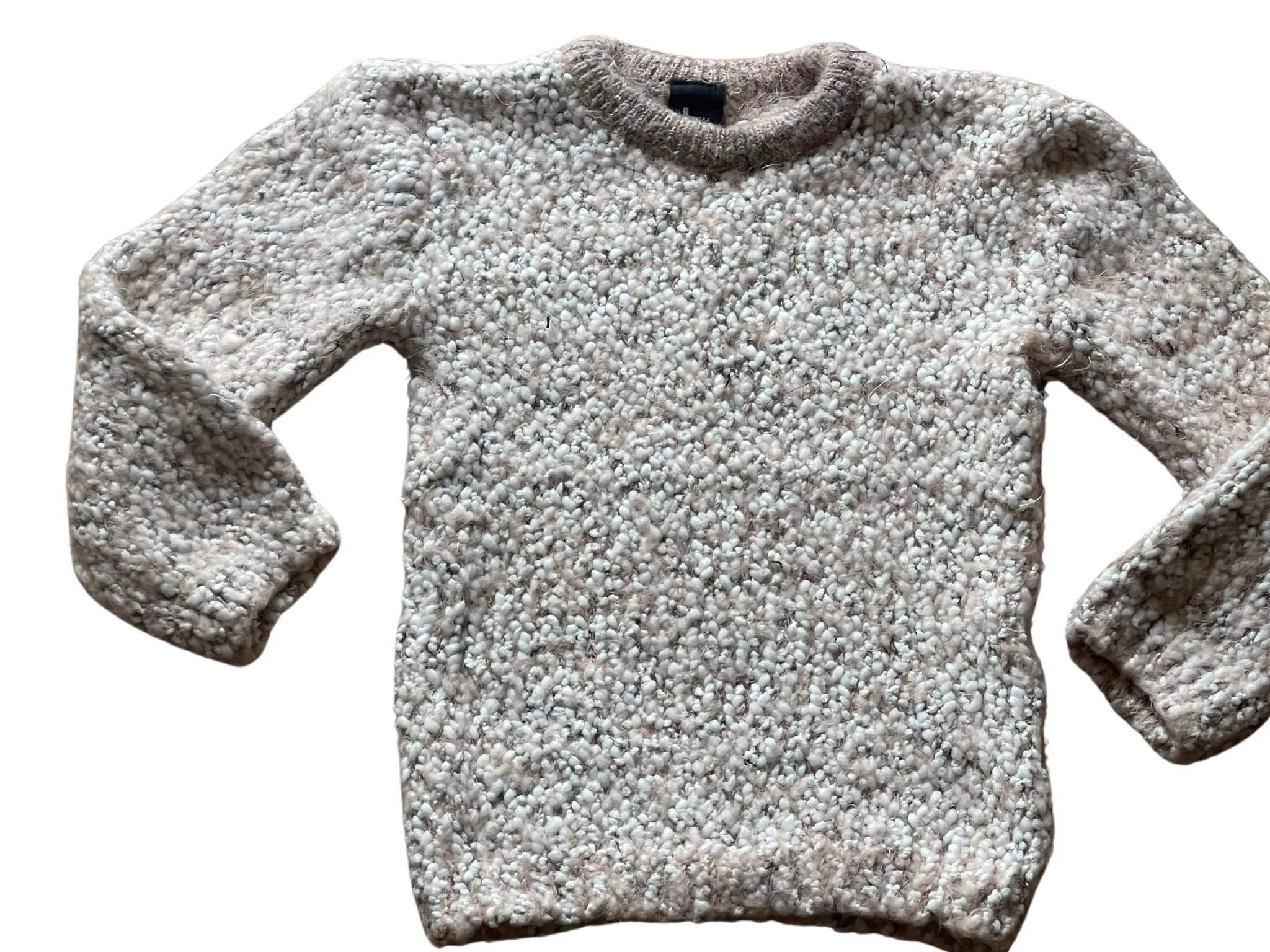 Girls Soft Textured Bubble Tight Knitted Warm Jumpers