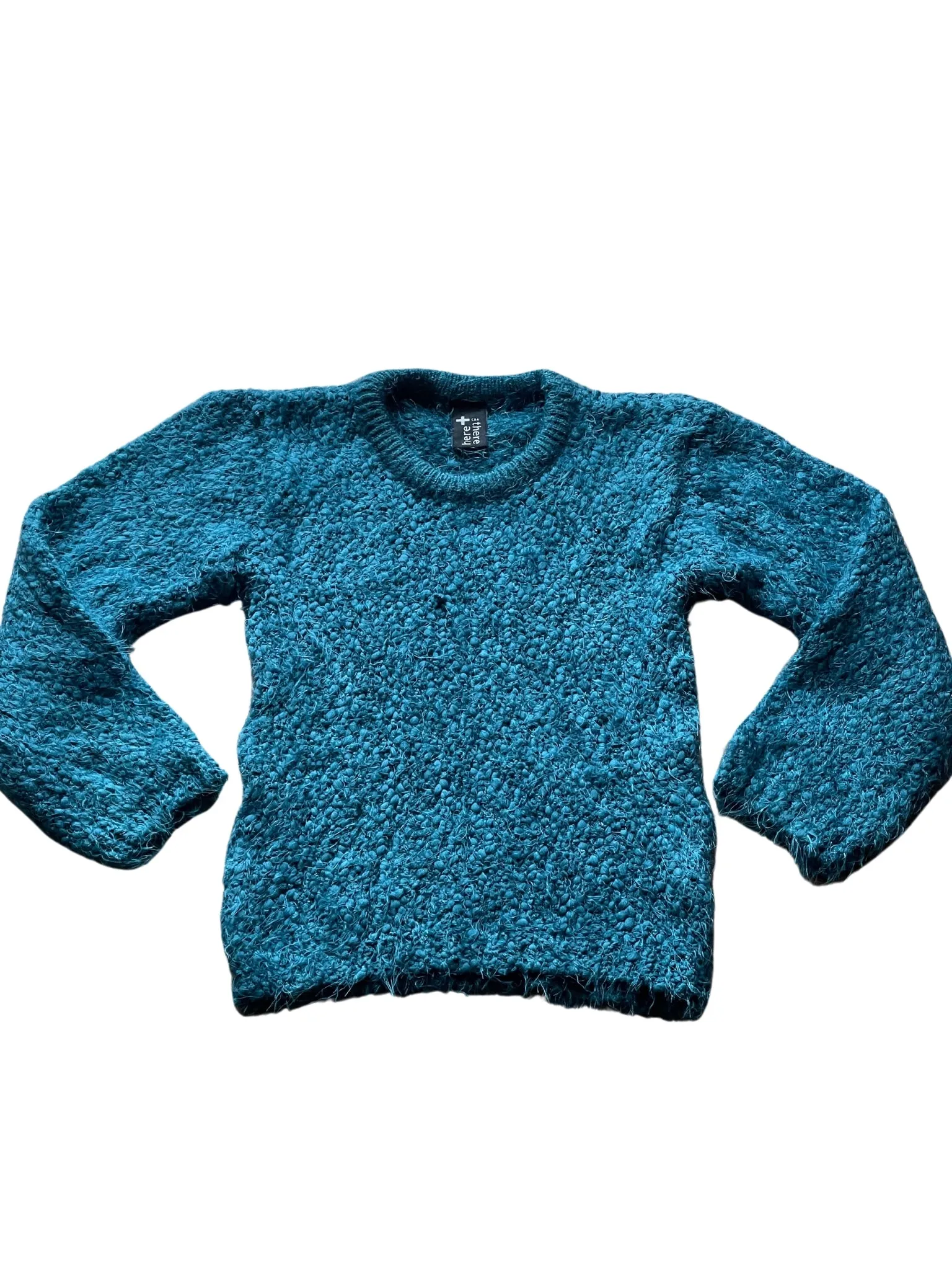 Girls Soft Textured Bubble Tight Knitted Warm Jumpers