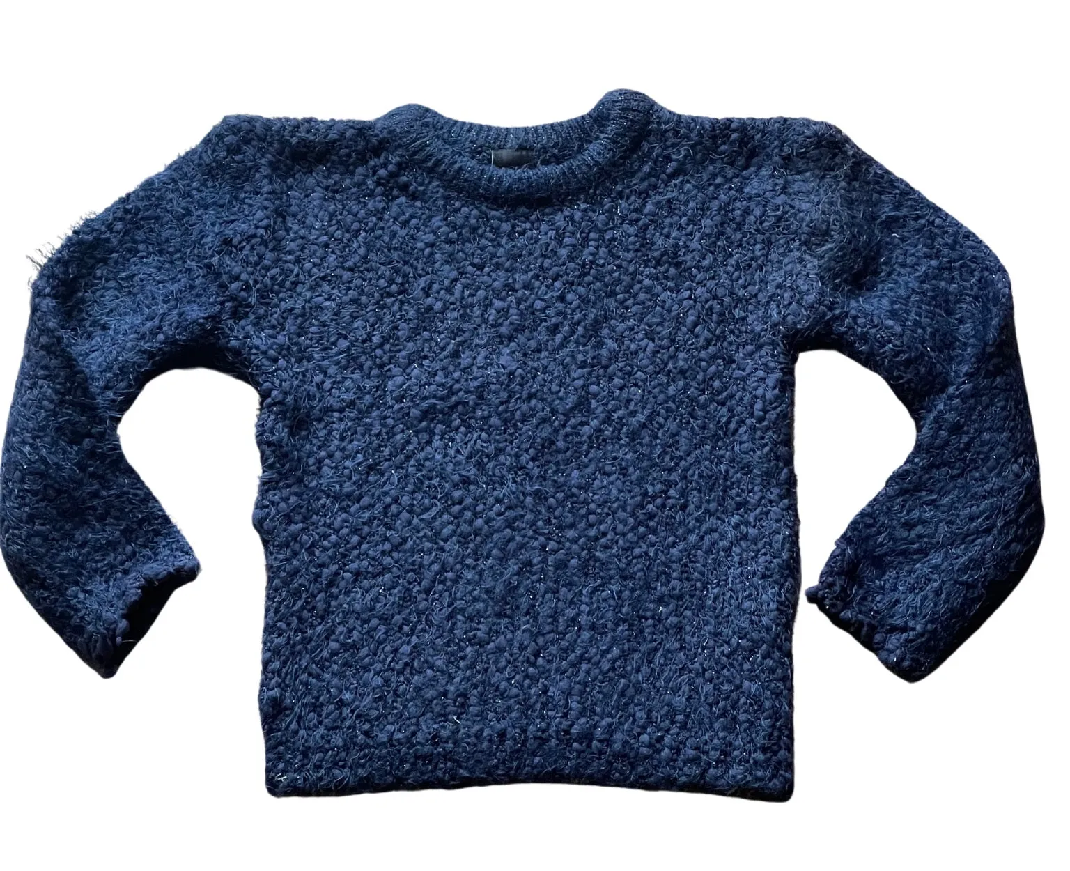 Girls Soft Textured Bubble Tight Knitted Warm Jumpers