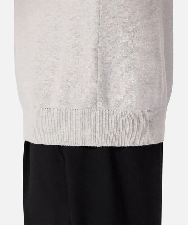 Industrie - The Lakewood Zip Neck Jumper - Snow Marle