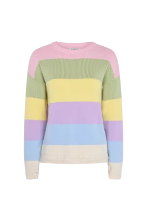 Maddison Pastel Stripe Knit Jumper RENTAL