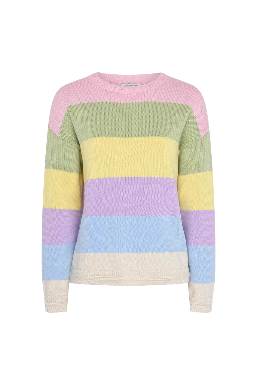 Maddison Pastel Stripe Knit Jumper