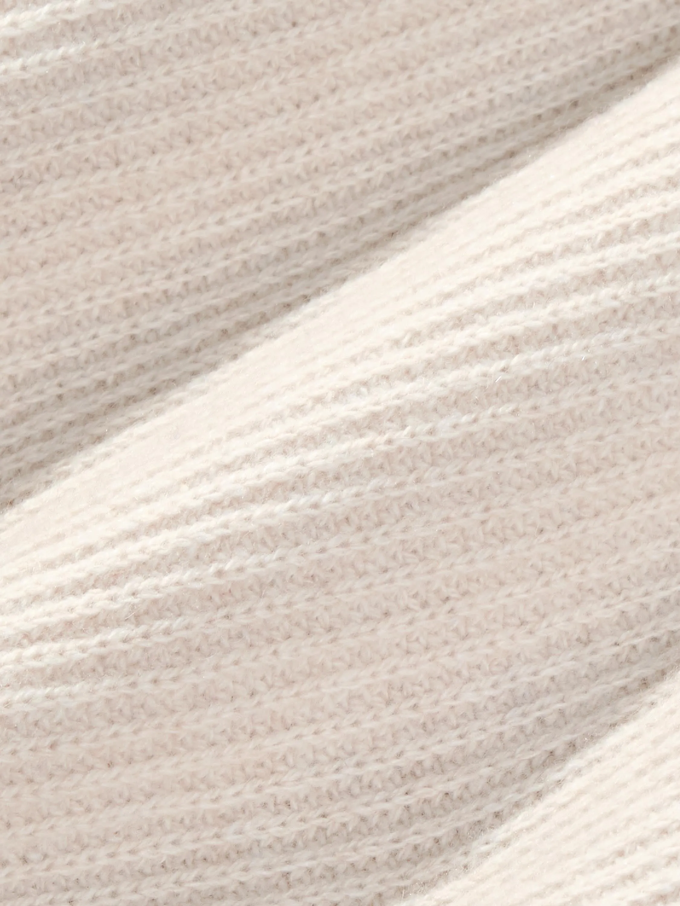 Mens Archive Recycled Cashmere Funnel-Neck Sweater—oatmeal