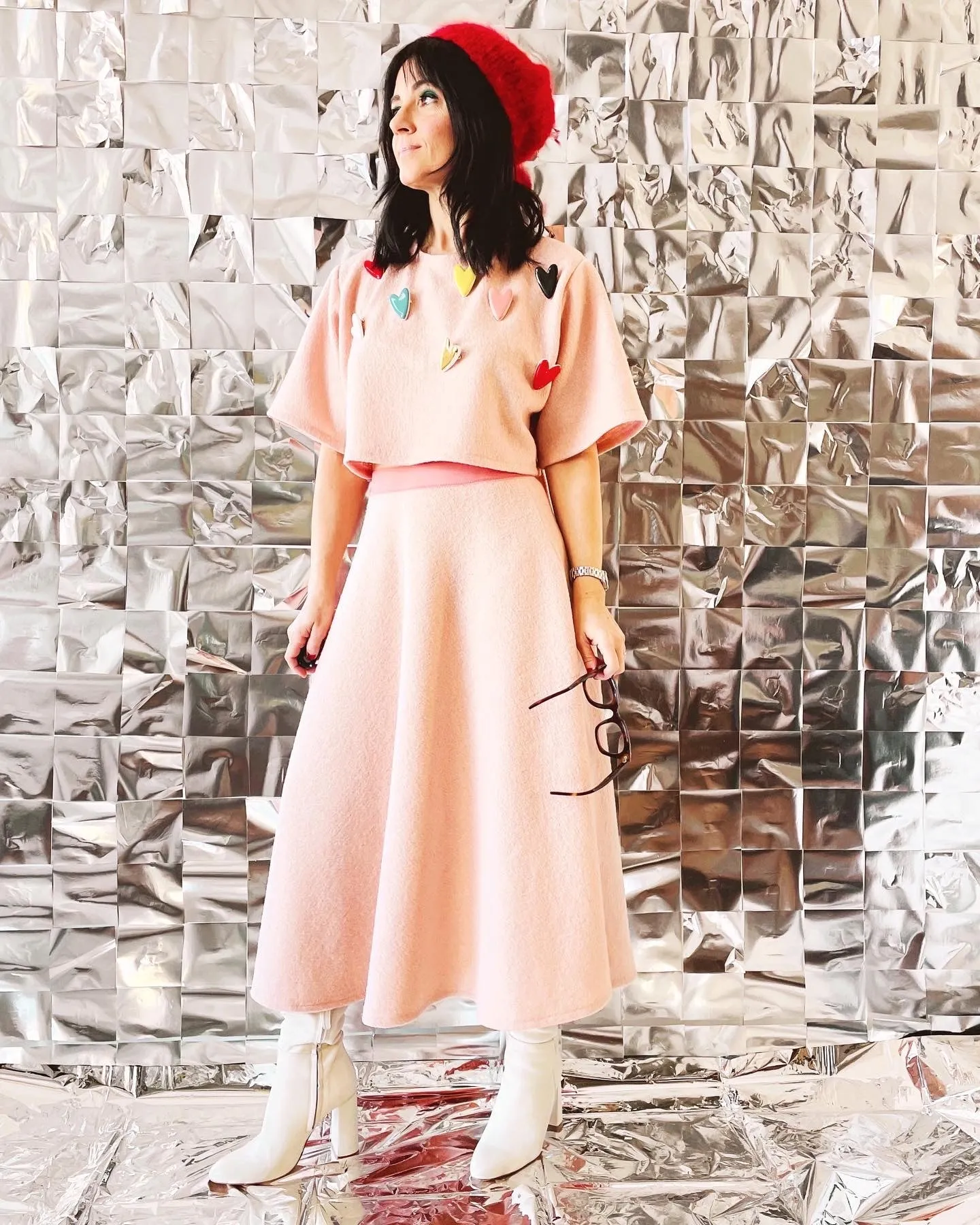 Sabrina Skirt in Boucle Wool - MADE TO ORDER -