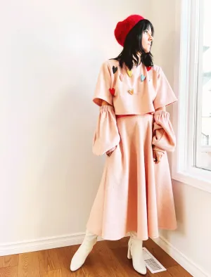 Sabrina Skirt in Boucle Wool - MADE TO ORDER -