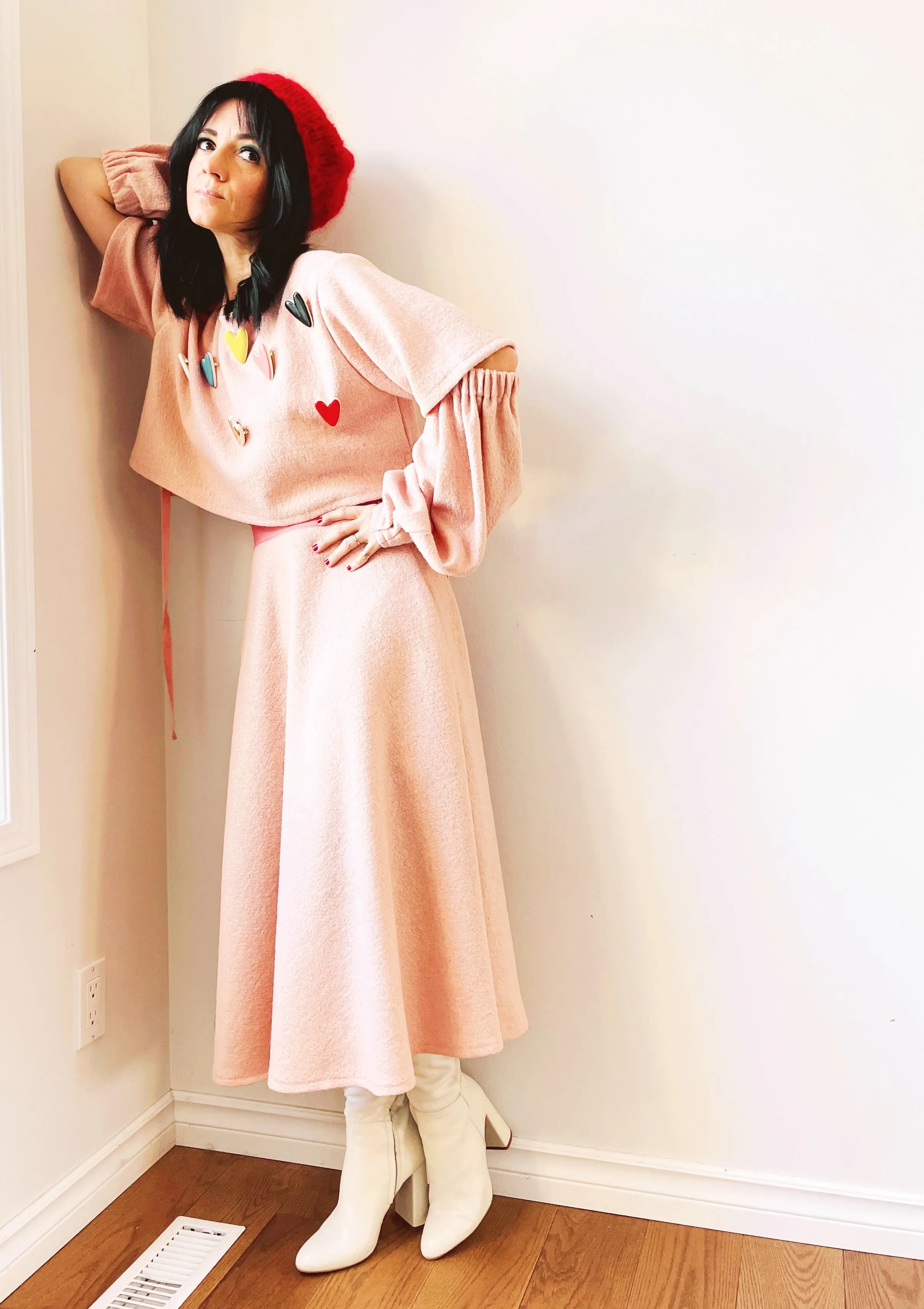 Sabrina Skirt in Boucle Wool - MADE TO ORDER -