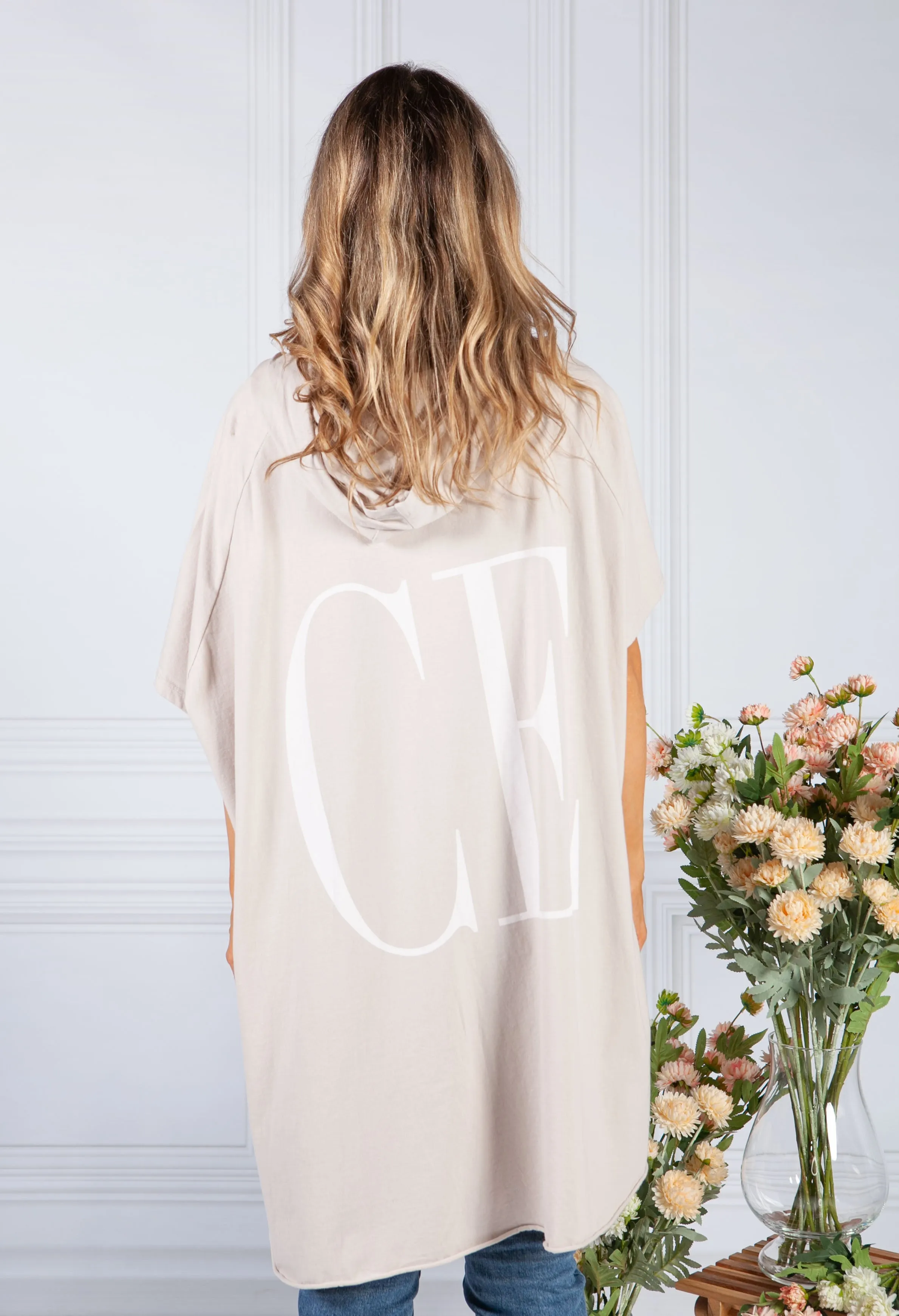 Sand Over-sized 'nice' Jumper