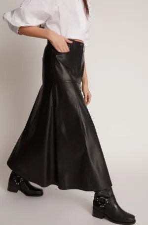 Tuxya Leather Skirt