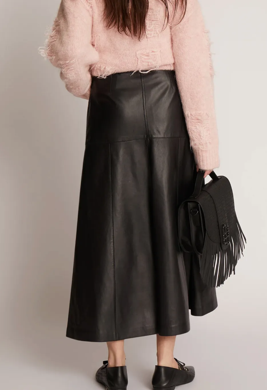 Tuxya Leather Skirt