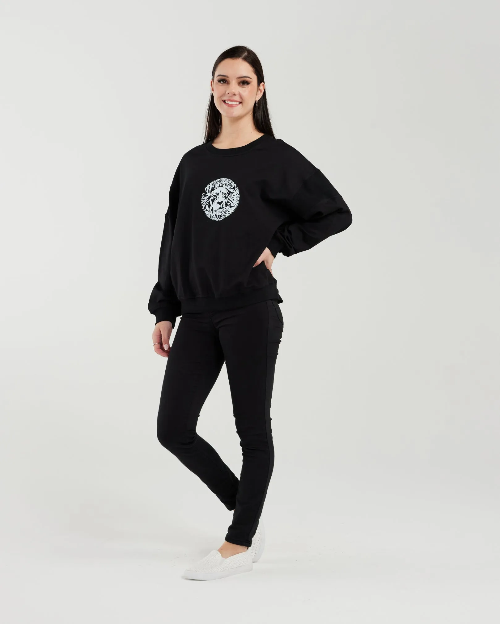 Zafina Livia Sweat - Black