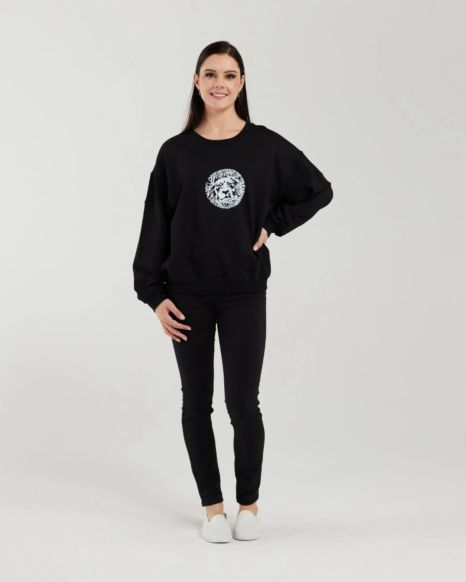 Zafina Livia Sweat - Black
